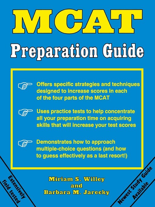 Title details for MCAT Preparation Guide by Miriam S. Willey - Available